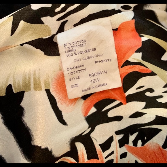 Rachel Adam's Black Long Jacket Coat Floral Inside 18 - Picture 4 of 6